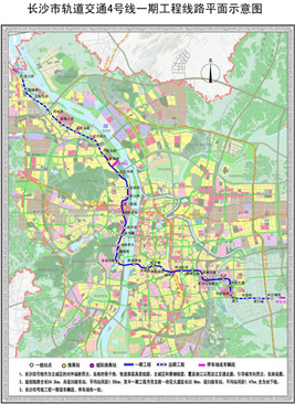 长沙市轨道交通三号线、四号线交通影响分析与评价