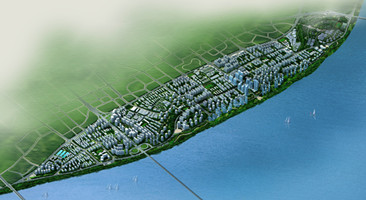 长沙滨江新城概念性城市设计